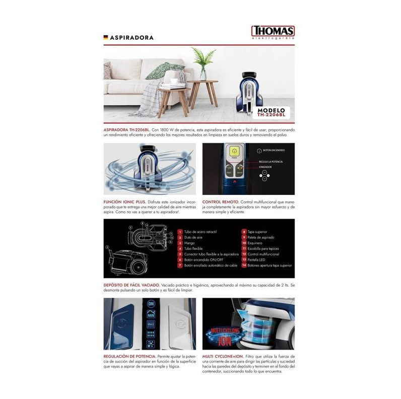 ASPIRADORA THOMAS TH2206BL 1800W-3