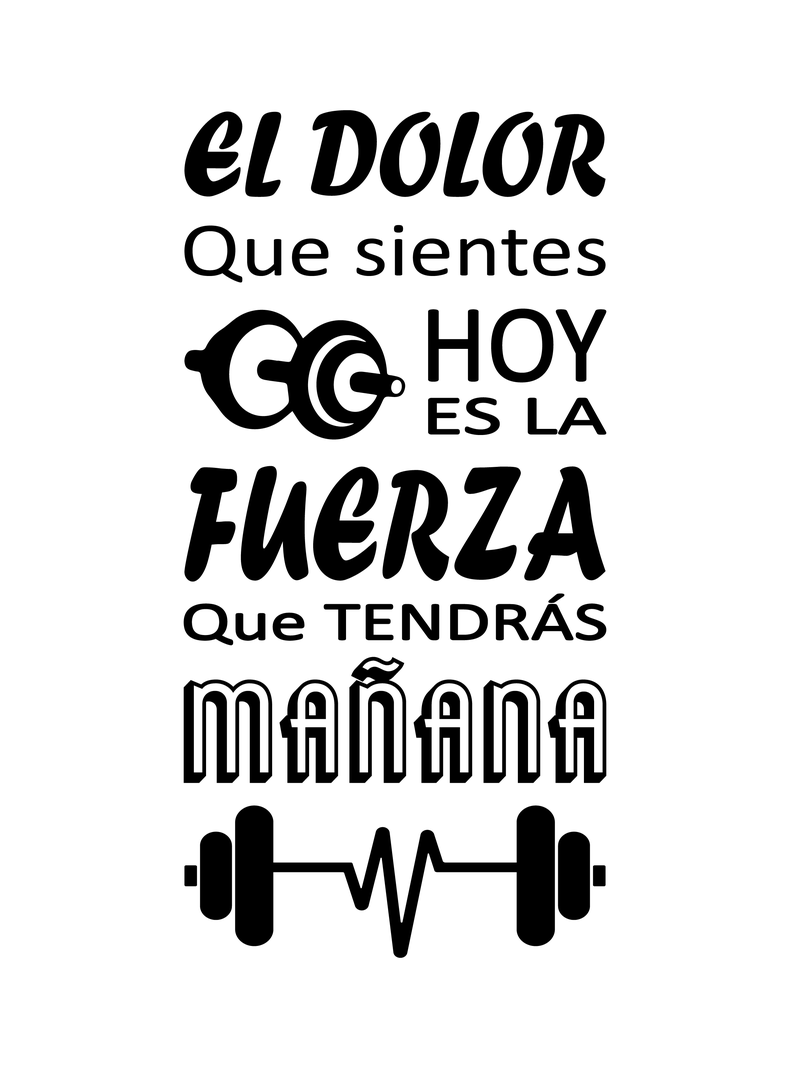 Vinilos Decorativos GYM Frases Motivacionales-0