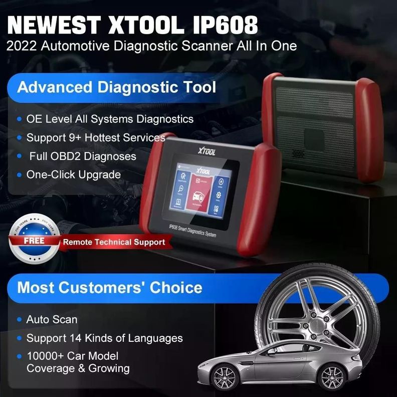 Scanner Xtool Servicios 9 Reseteos Ip608-2