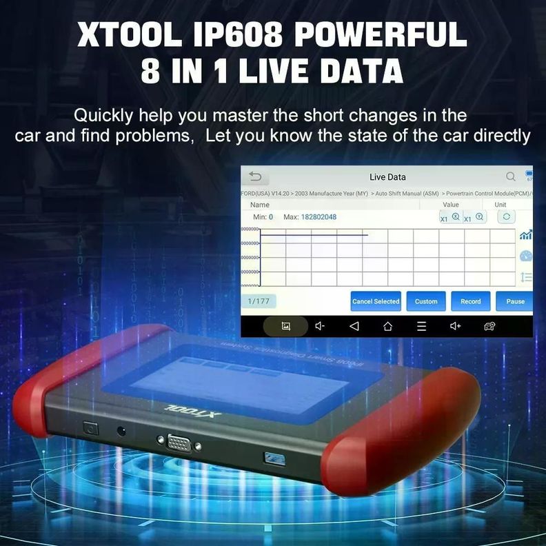 Scanner Xtool Servicios 9 Reseteos Ip608-4