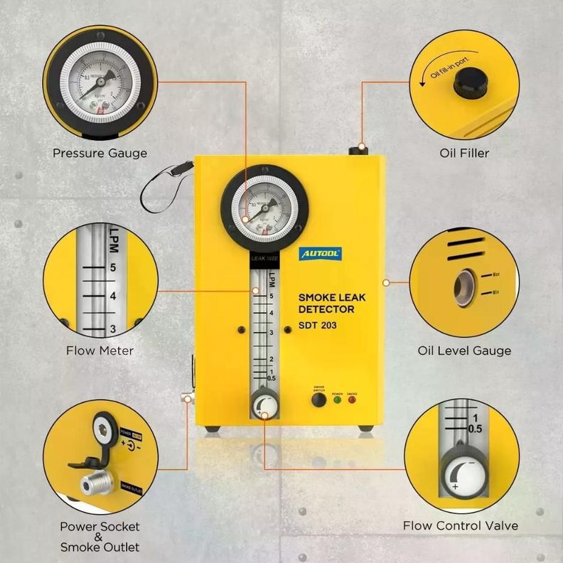 Sdt203 Autool Evap Detector Fugas Humo-9