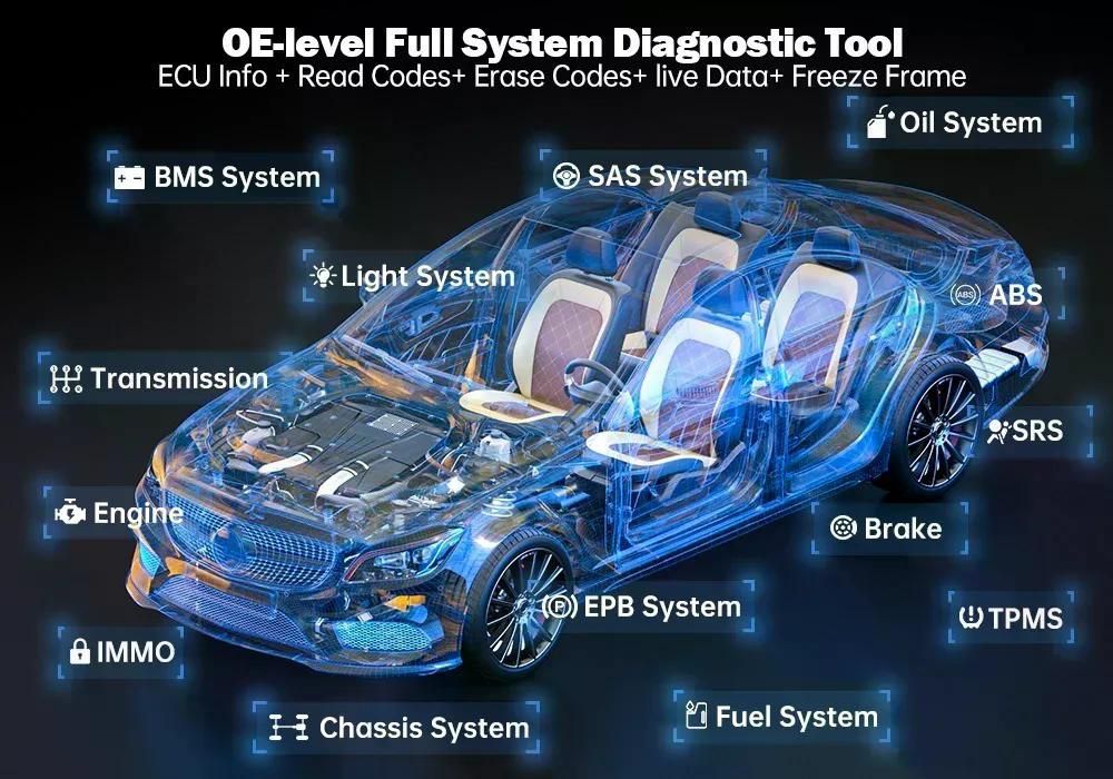 Scanner Y Llaves Xtool Ip819 Funciones Especiales +30 Dpf-2