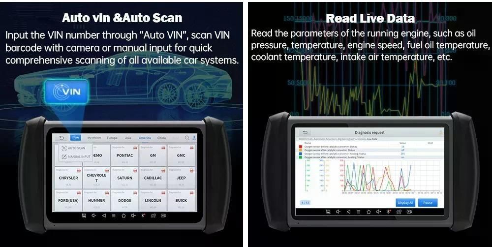Scanner Y Llaves Xtool Ip819 Funciones Especiales +30 Dpf-5