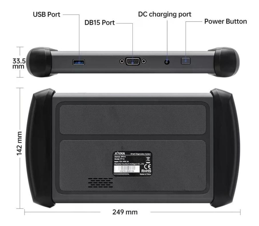 Scanner Y Llaves Xtool Ip819 Funciones Especiales +30 Dpf-8
