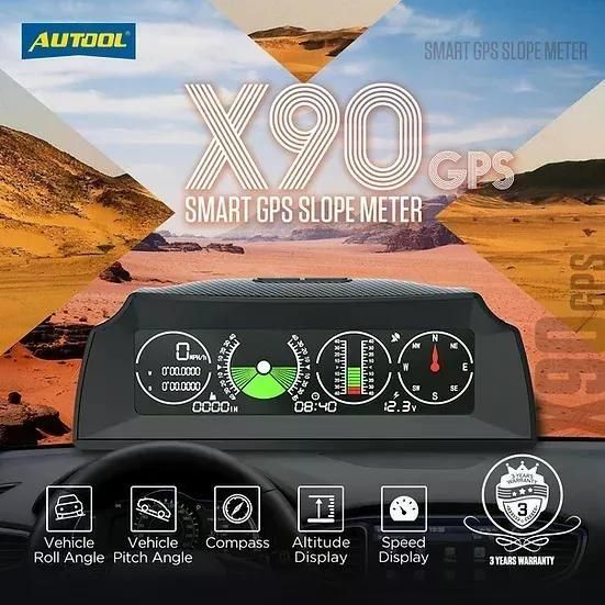 X90 Autool Obd2/gps Medidor De Pendientes-1