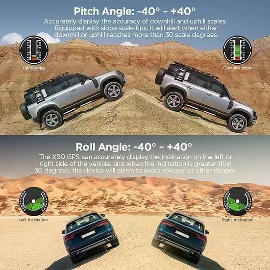 X90 Autool Obd2/gps Medidor De Pendientes-2