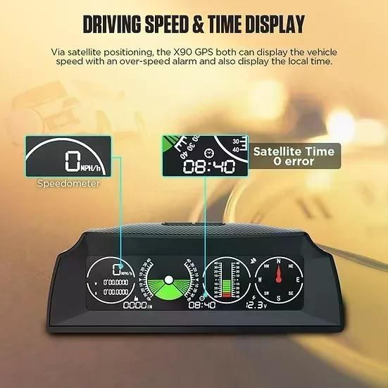 X90 Autool Obd2/gps Medidor De Pendientes-3