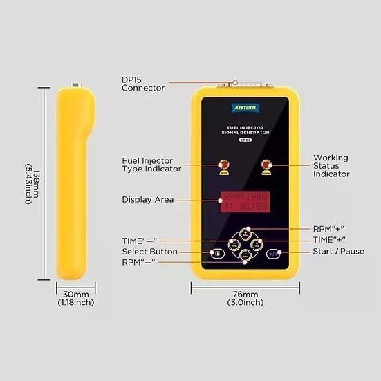Probador De Inyectores Ct60 Autool Automotriz-8
