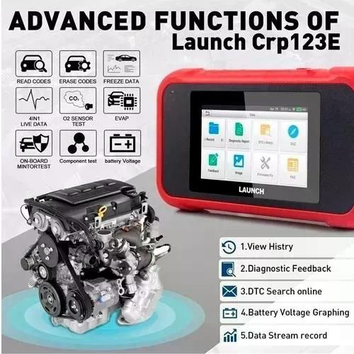 Scanner Automotriz Launch Crp 123e-4