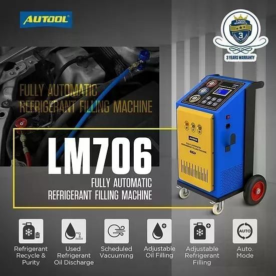 Llenado Recuperación De Refrigerante Aire Lm706 Autool-1