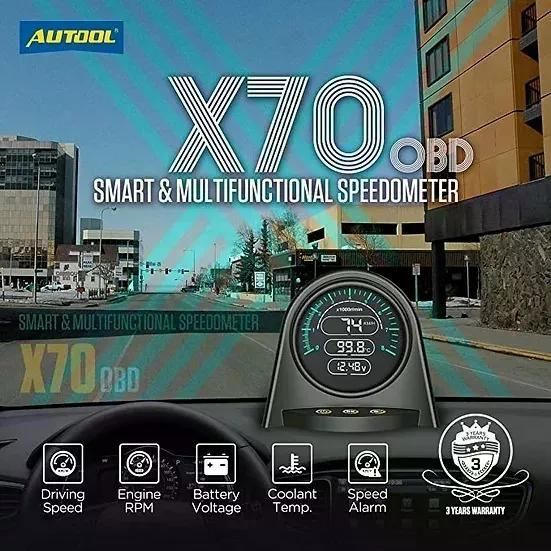 X70 Autool Medidor Obd2 Gps Velocidad-2