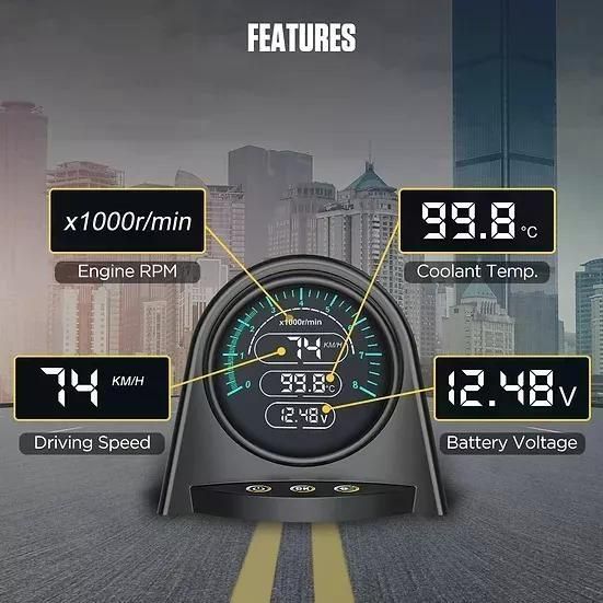 X70 Autool Medidor Obd2 Gps Velocidad-4