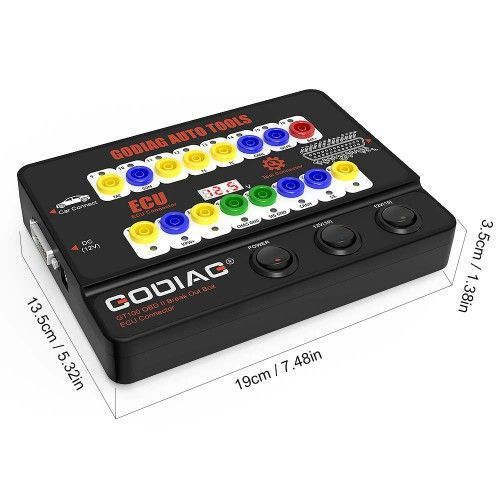 Detector de Corte Break Out Box OBD2 GT100-2