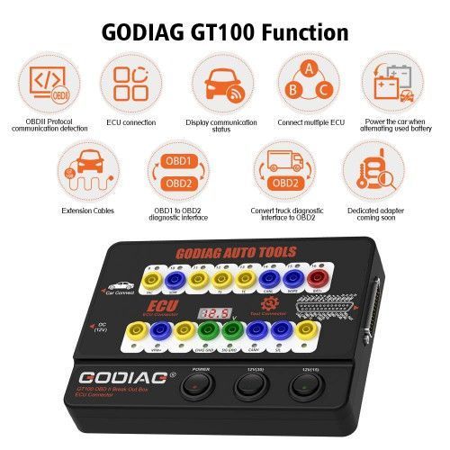 Detector de Corte Break Out Box OBD2 GT100-1