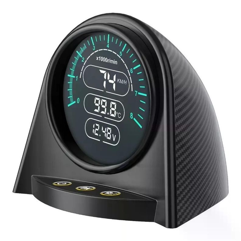 Scanner Automotriz Autool X70 Obd2 12v Mide Velocidad Temp-0