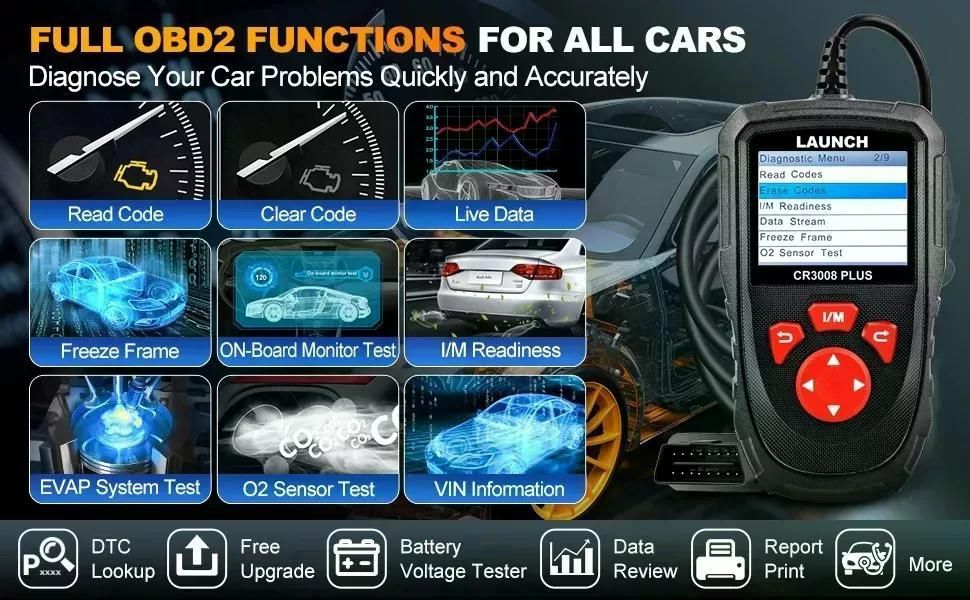 Escáner Automotriz Launch Cr3008 Plus-6