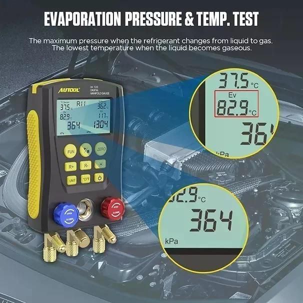 Manómetro De Refrigeración Dy517a Vació-4