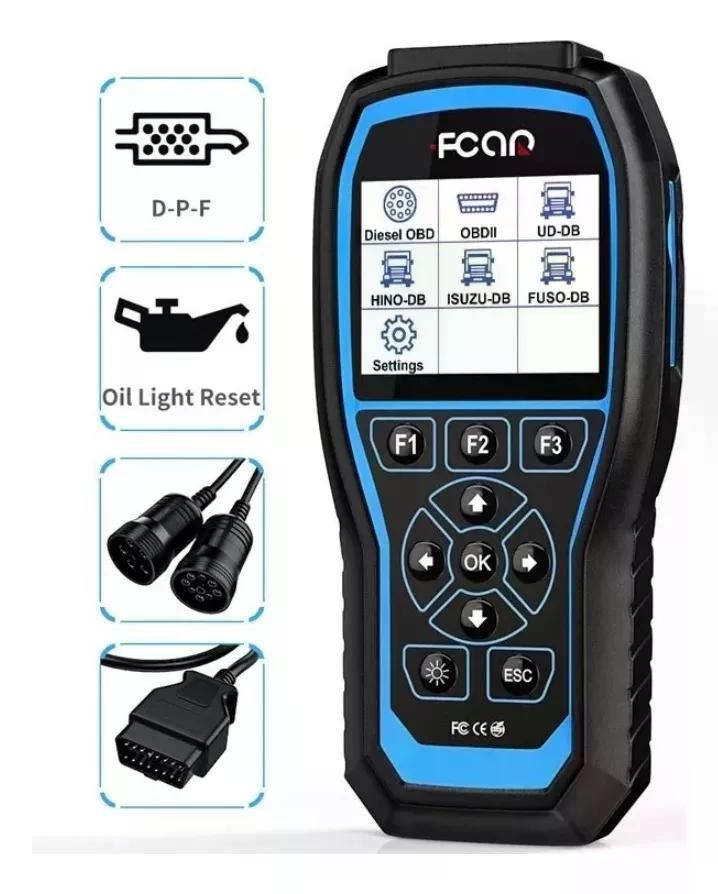 Escáner Camión Fcar F506 Pro 24v Y 12v Dpf-1