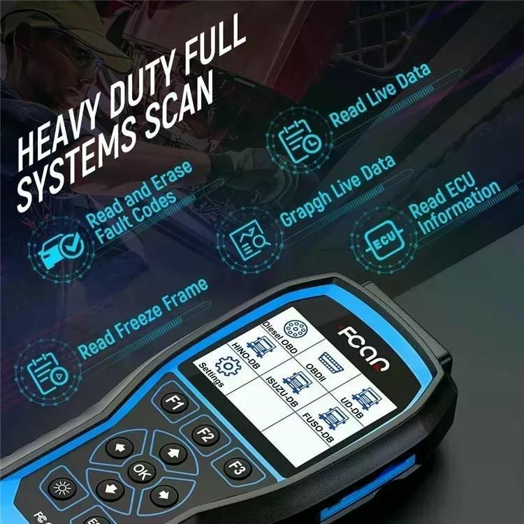 Escáner Camión Fcar F506 Pro 24v Y 12v Dpf-6
