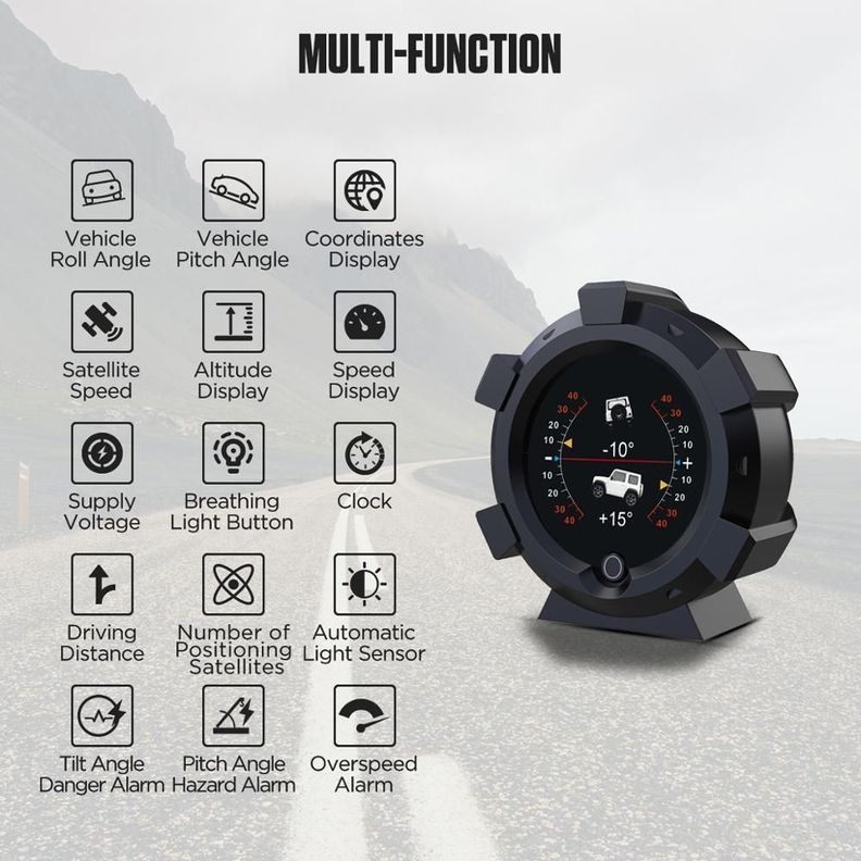 Medidor Velocidad X95 Gps Jimny inclinómetro -2