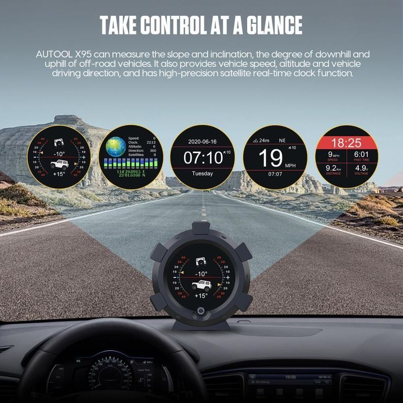 Medidor Velocidad X95 Gps Jimny inclinómetro -5