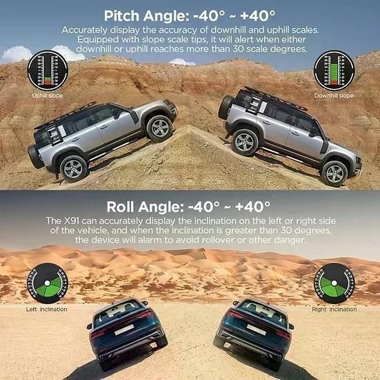 Medidor De Pendiente Gps Tpms X91 Autool-3