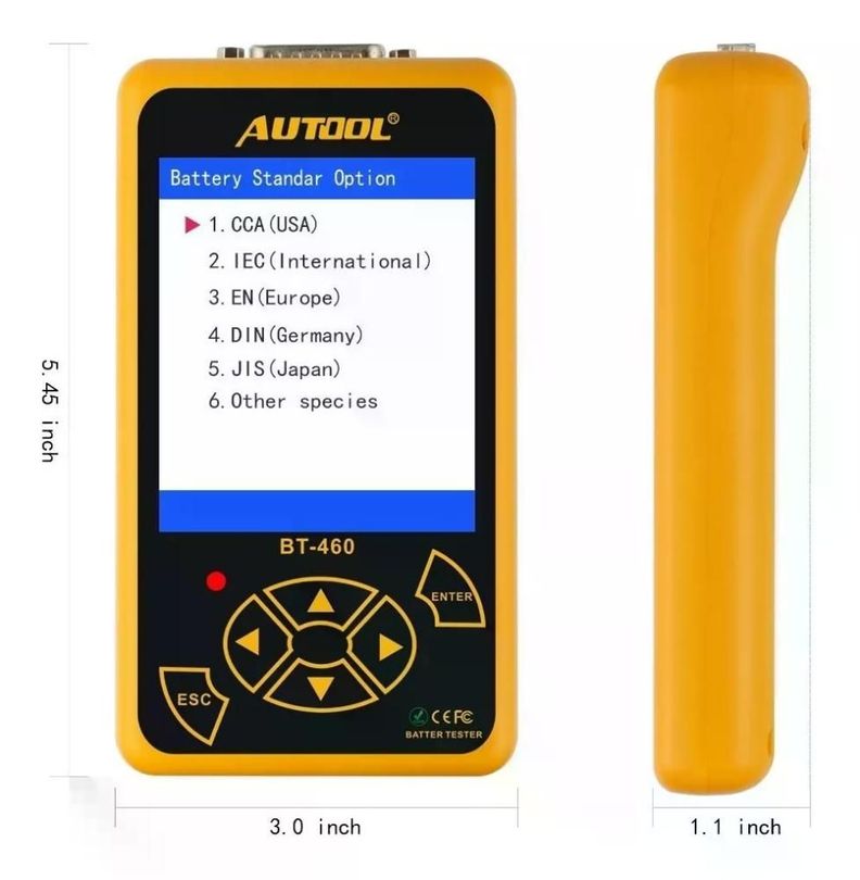 Scanner  Bateria Plomo Gel Agm-5