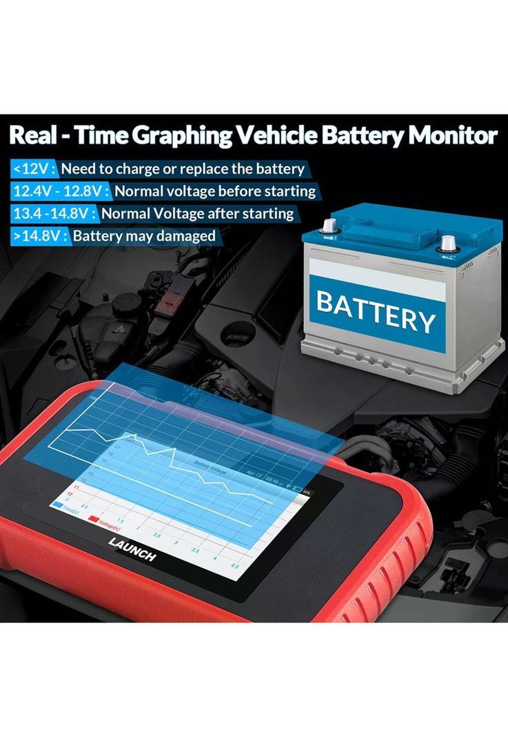 Scanner Launch Crp 129e V2 Automotriz Multimarca Profesional-4