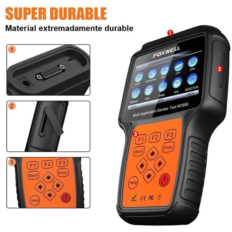 Scanner Profesional Multimarca Nt650 Elite Obd2-2