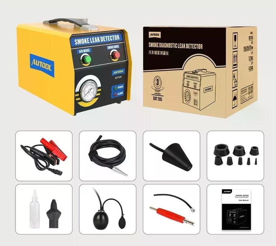 Maquina Localizador Fugas Humo Autool Sdt-205 Automotriz 12v-2