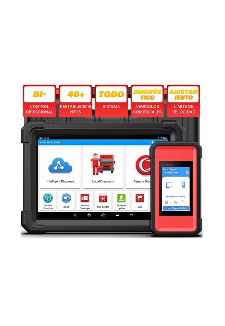 Escáner Automotriz Launch X431 V+ Smartlink HD Auto y Camión-0