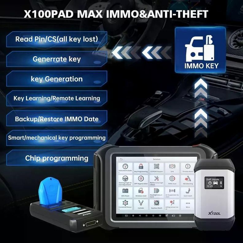 Scanner Xtool X100 Pad Max 30 + Llaves-3