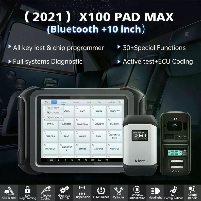 Scanner Xtool X100 Pad Max 30 + Llaves-4