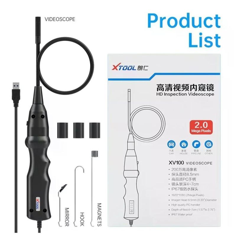 Videoscopio Digital Hd Xv100 - Xtool-6