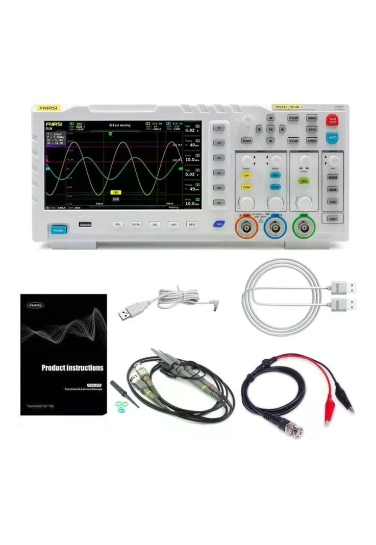 Osciloscopio Fnirsi-1014d 100mhz 2ch 1gsa/s + Generador Func-0