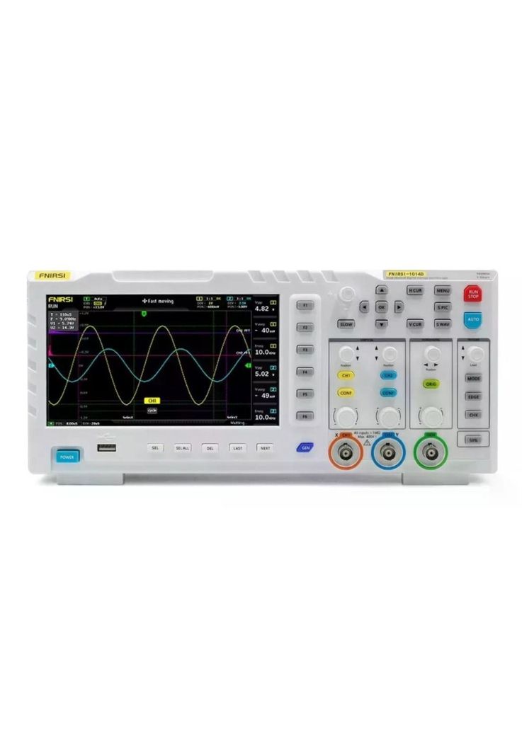 Osciloscopio Fnirsi-1014d 100mhz 2ch 1gsa/s + Generador Func-1