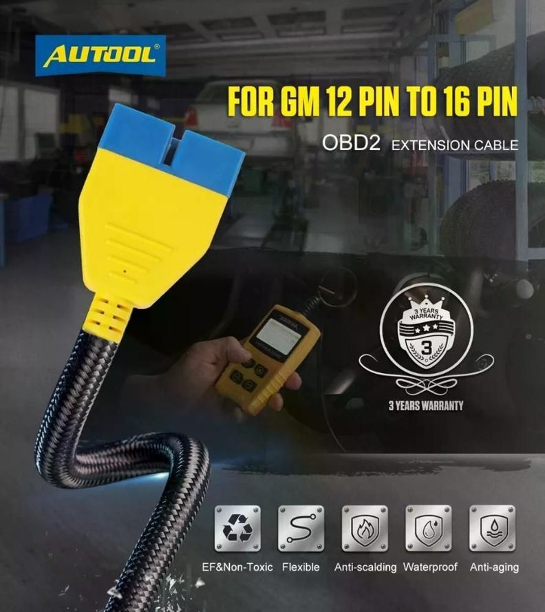 Cable Gm Scanner Conector Gm 16 A 12 Pines-1