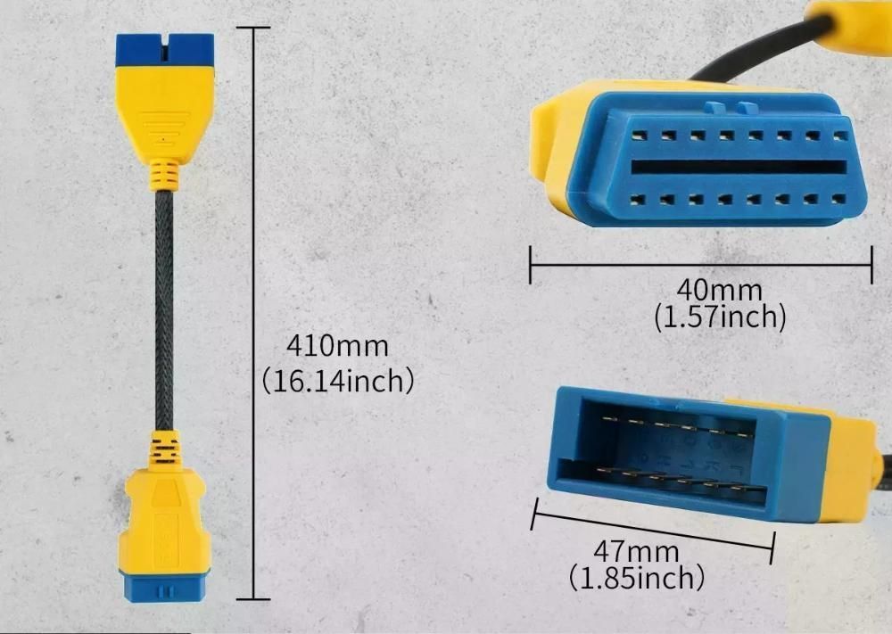 Cable Gm Scanner Conector Gm 16 A 12 Pines-3