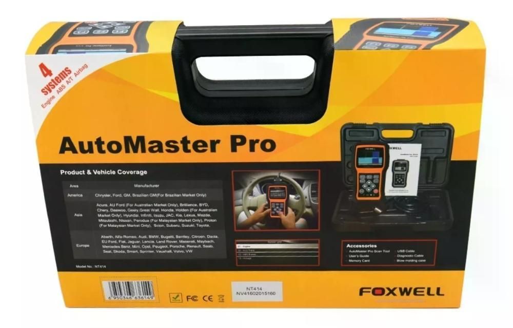 Scanner Automotriz Foxwell Nt414 Ecu, Abs, Airbag Y Transmis-4