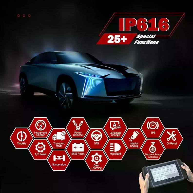 Scanner Y Llaves Xtool Ip616 Funciones Especiales +25 Dpf-1