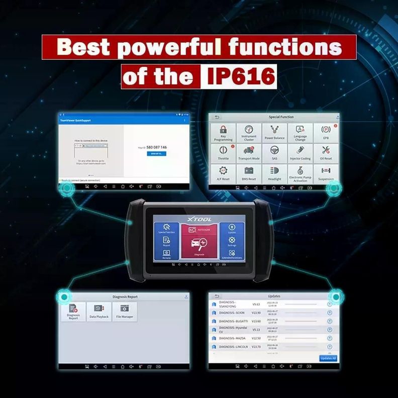 Scanner Y Llaves Xtool Ip616 Funciones Especiales +25 Dpf-3