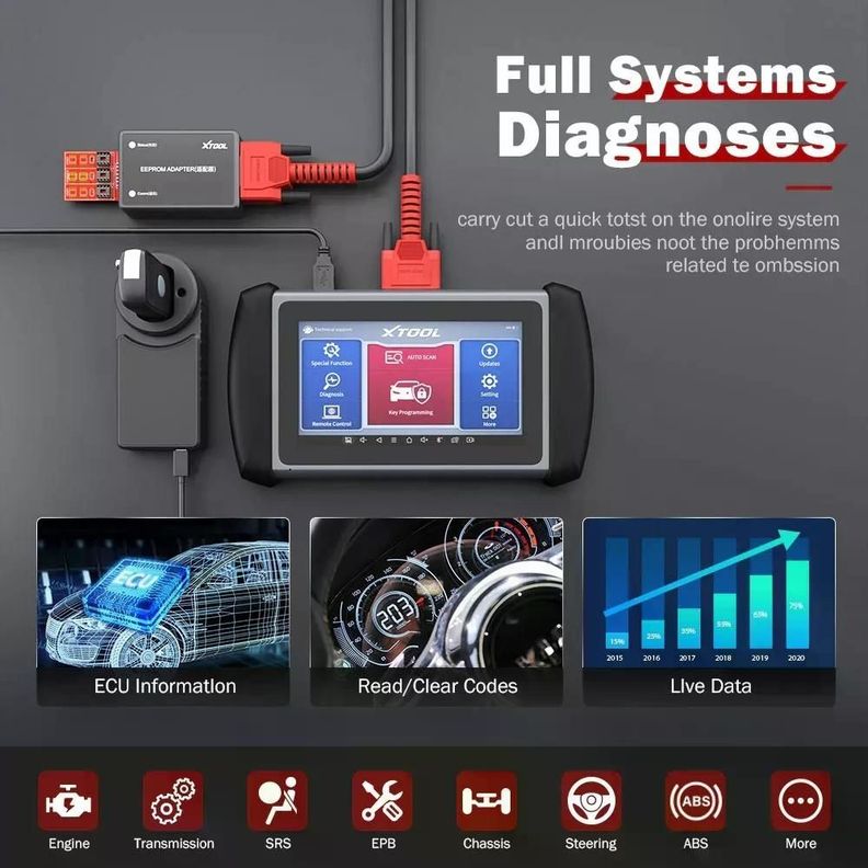 Scanner Y Llaves Xtool Ip616 Funciones Especiales +25 Dpf-6