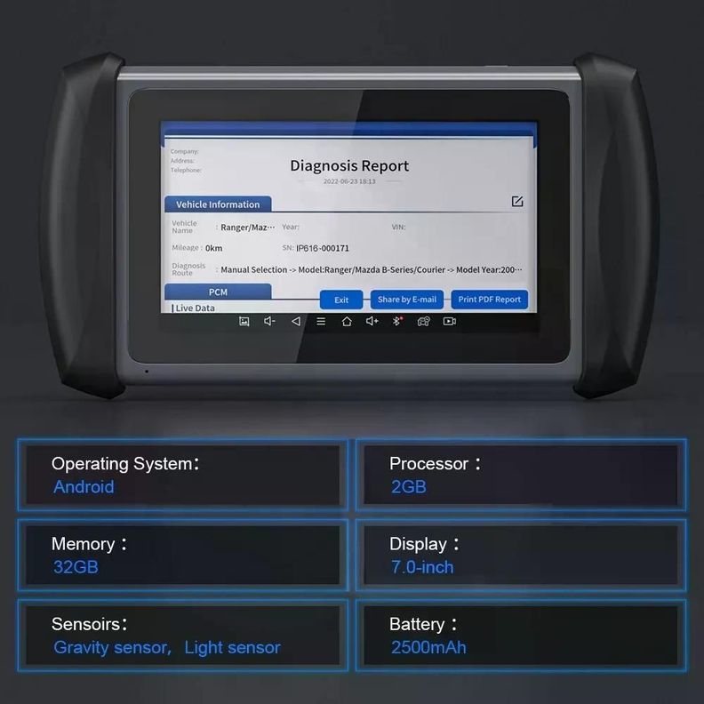 Scanner Y Llaves Xtool Ip616 Funciones Especiales +25 Dpf-7