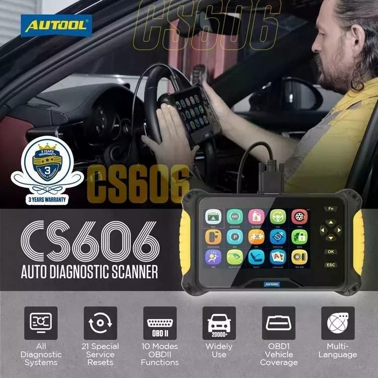 Scanner Automotriz Multimarca 21 Función Dpf .. Autool Cs606-5