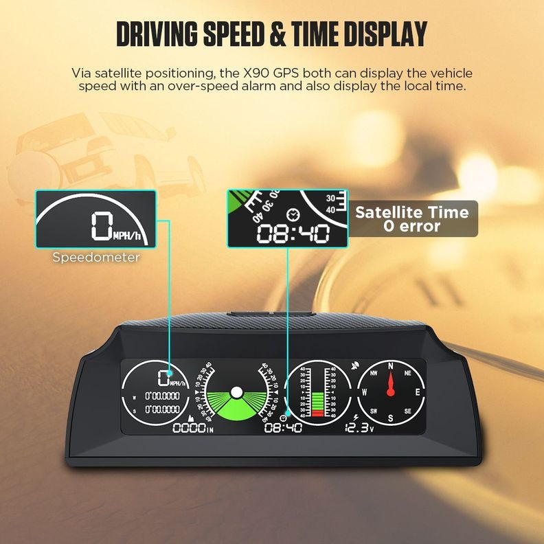 Medidor Velocidad X90 Gps-4
