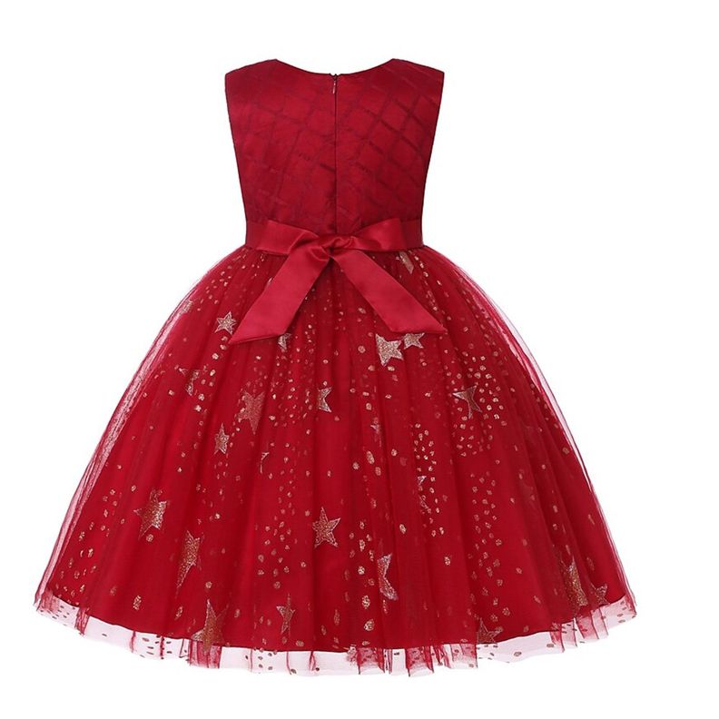 Vestido Niña Navidad Estrella-1