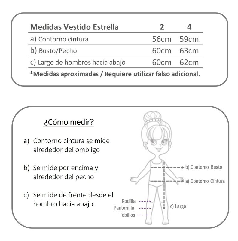 Vestido Niña Navidad Estrella-4