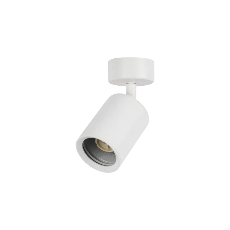 Aplique Simple Blanco Porta Ampolleta Dicroica Luz Cálida Dirigible-0