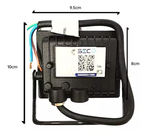 Foco Proyector De Area Led 10w Exterior Sec Luz Fría -4
