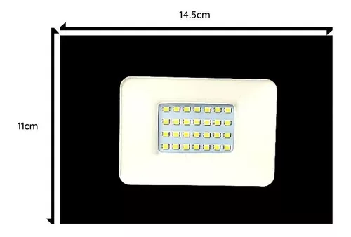 Foco Proyector De Area Led 30w Exterior Sec Luz Calida	-1